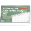 Obrázek Kalendář stolní Poznámkový daňový s citáty 2027