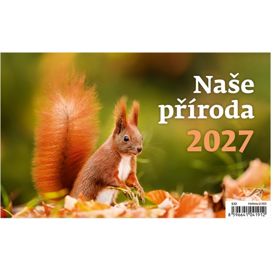 Obrázek Kalendář stolní Naše příroda 2027