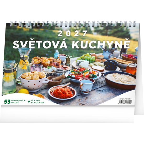 Obrázek Kalendář stolní Světová kuchyně 2027
