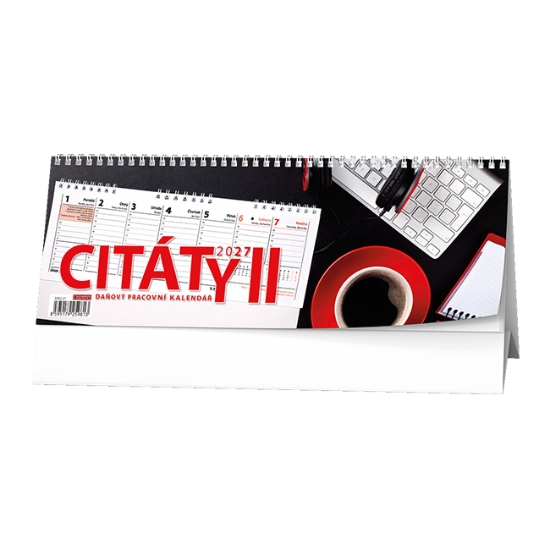 Obrázek Kalendář stolní Pracovní citáty II 2027