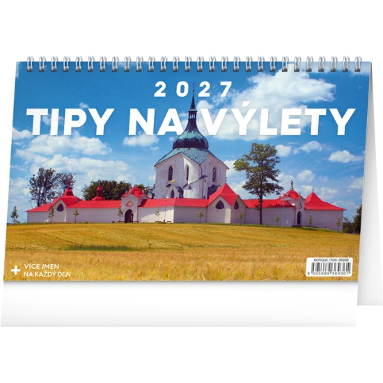 Obrázek Kalendář stolní Tipy na výlety 2027