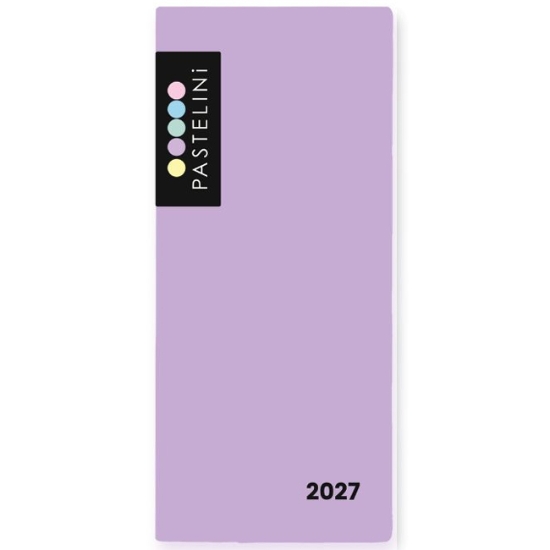 Obrázek Diář Pastelini měsíční kapesní 2027 - fialová